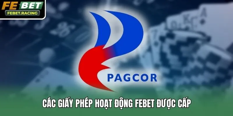 Các giấy phép hoạt động Febet được cấp