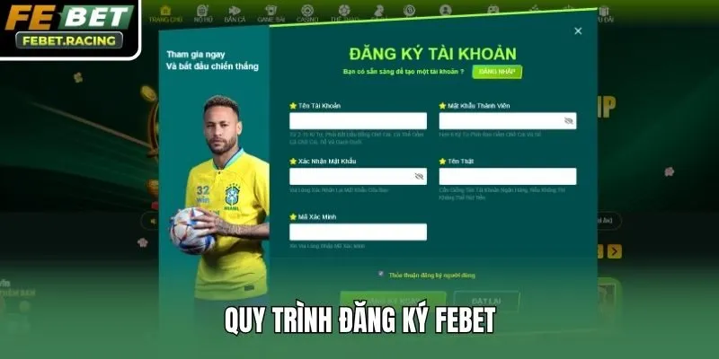 Quy trình đăng ký Febet